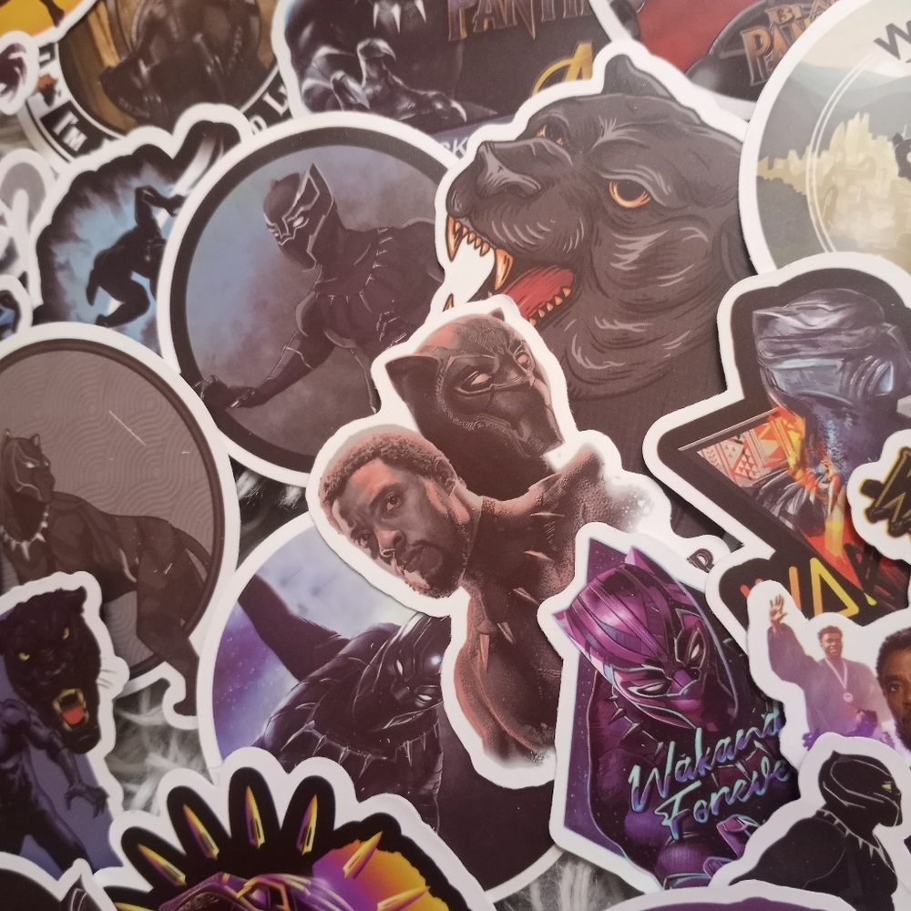 Black Panther Sticker Set